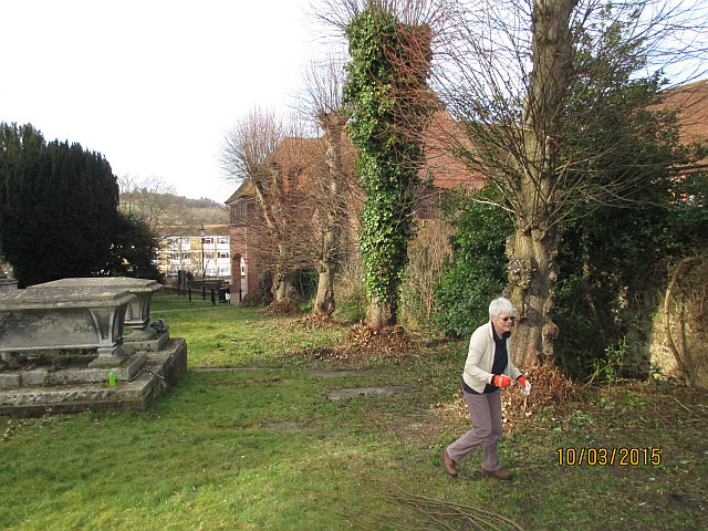 Helping clear St Martins Churchyard (3) - After (10/03/2015)  